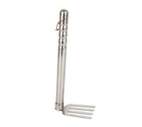 FytStycale Outil de Jardinage à Main en Acier Inoxydable, Multifonctionnel, Longueur 38,5 Cm, Outil de Culture pour Le Camping et Les Activités de Plein Air, Râteau