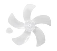 FytStycale Pales de Ventilateur Lames Universelles Hélice de Rechange Pièce de Table Accessoire sur Pied En PP pour Un Refroidissement Efficace Adapté pour La Ma, Blanc