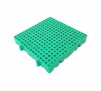 FytStycale Palette Plastique Ajourée Modulaire Matériel D'entrepôt Équipement Industriel pour Stockage, Green