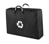 FytStycale Panier de Rangement Salissant pour Le Tri Du Recyclage avec Trois Grilles et Structure Repliable En Polyester Résistant Adapté Au Stockage Domestique