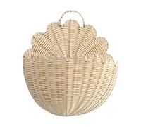 FytStycale Panier Mural Suspendu Organisateur de Porte Panier Tressé Corbeille Décorative Qui Optimise l'espace de Rangement Adapté pour Le Bureau et L'Atelier, M