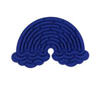 FytStycale Parcours Motricité Bébé Silicone, Planche Activité Sensorielle -en-Ciel-en-Ciel-en-Ciel, Jouet Éducatif Enfant 1-3 Ans, Busy Board Portable , Bleu foncé