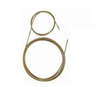 FytStycale Passe-Câble à Ressort Flexible Professionnel, Universel, tillage, pr Gaine itallation, Électricie, Bricoleurs, Tête Plate 30M