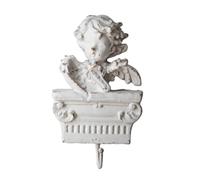 FytStycale Patère Murale à Motif D'ange Patiné Crochet Décoratif avec Angelot Style Vintage Crochet Mural Décoratif pour Chambre, Mbk010