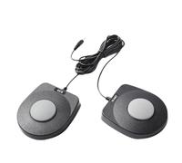 FytStycale Pédale de Sustain Compacte, Pédale D'extension Universelle pour Synthétiseur, Modules de Sons, Pédale pour Clavier électrique, 3.5 Interface double