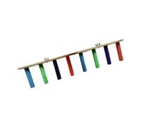 FytStycale Perchoir pour Cage à Perroquet, Jouet à Mâcher pour Oiseau, échelle pour Oiseaux, pour Fenêtre, Bain, Voiture Ou, pour Merles Bleus, Perruches, 8 Niveaux