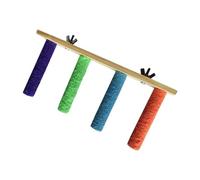 FytStycale Perchoir pour Cage à Perroquet, Jouet à Mâcher pour Oiseau, échelle pour Oiseaux, pour Fenêtre, Bain, Voiture Ou, pour Merles Bleus, Perruches, 4 Niveaux