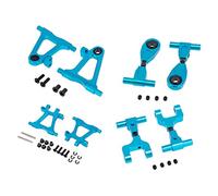 FytStycale Pièces de Mise à Niveau pour TT02 Monster Truck à L'échelle 1:10, Modification de Véhicule, Bleu, Bras oscillant avant arrière