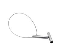 FytStycale Pig Rope Outil de Capture de Porc Système de Boucle Ajustable Dispositif de Contrôle en Acier Adapté à L'Élevage Porcin, Argent