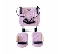 FytStycale Pilates Reformer Pliable Résistance à Ressort Planche Pilates Compacte Plateforme Rembourrée Matériel Fitness , Rose