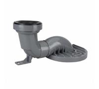 FytStycale Pipe Excentrée WC Matériau PVC, Décaleur de Toilette Longueur Réglable, Tube d'Évacuation Anti-Colmatage, Raccord d'Évacuation Décalé pour Bricoleurs, Plombiers, 300MM, Kohler Simple