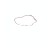 FytStycale Plafonnier Rectangulaire LED Blanc Plafonnier Moderne Rectangulaire Lumière Douce Luminaire de Plafond Extrêmement, Blanc, Modèle Économique 50cm, Contrôle Tmall Genie