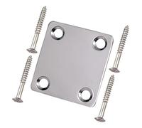 FytStycale Plaque Manche Guitare Vis Métal Instruments Accessoire Adaptée pour Répétition Musicale Basse Guitare