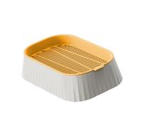 FytStycale Plateau de, Boîte Hydroponique, Pot sans Fond Réutilisable pour Semis de Chatons, Jardinière à Herbe à Chat pour Serre, Démarreur de Grain, Jaune