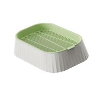 FytStycale Plateau de, Boîte Hydroponique, Pot sans Fond Réutilisable pour Semis de Chatons, Jardinière à Herbe à Chat pour Serre, Démarreur de Grain, Vert