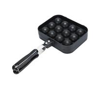 FytStycale Poêle à Takoyaki 12 Trous, Ustensile de Cuisine Pratique