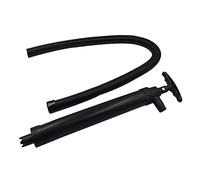 FytStycale Pompe de Cale Manuelle à Piston Five de 1 Pouce pour Transfert, Accessoires pour Camping-Cars et Bateaux de Pêche - Noire