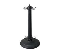 FytStycale Porte-Queues Billard 6 Emplacements Lisse Porte-Queues 6 Trous Bois Grain, Bronze Antique