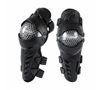FytStycale Protège-Genoux avec Coque TPU Absorption s Chocs Genouillère Engin risé Réglable Armure Genou et Tibia pour Trajet Quotidien, Noir, L