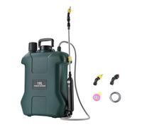 FytStycale Pulvérisateur électrique Dorsal pour Pelouse, Lance de Pulvérisation Extensible, Arrosage Agricole Multifonctionnel pour Le Bain des Animaux Domestiqu, 15l Vert