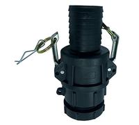 FytStycale Raccord Rapide pour Tuyau D'arrosage à Filetage Fin IBC Water Quick Connector, Pièces Détachées pour Robinets et Raccords de Vannes à Filetage Fin, 50 mm
