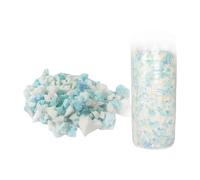 FytStycale Recharge d'oreiller en Mousse à Mémoire de Forme Déchiquetée, Fibre de Remplissage Ergonomique, Matériau Respirant Anti-Bourrage, Rembourrage Idéal pour Canapés et Décoration, 2Kg