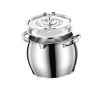 FytStycale Récipient à Saindoux, Bocal de Conservation, Capacité, Support de Filtre à Multifonctionnel pour La Friture et La Cuisson dans La Cuisine, 4 L 16.5cmx18cm