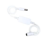 FytStycale Redémarreur de Routeur avec Bouton de Réinitialisation, Minuterie 24 H, Contrôle Automatique, Conception en PVC écoénergétique pour Le Bureau et.., Blanc 30 Cm