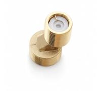 FytStycale Robinet en Laiton Raccord Excentrique pour Mitigeur Dispositif Antireflux Corps Métallique Installation Flexible pour, Moderne Et Simple, Coude En Cuivre Avec Clapet Anti-retour