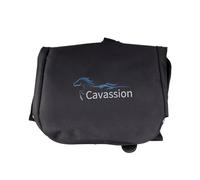 FytStycale Sac à Crottin de Cheval Collecteur de Fumier Cheval Réglable Équipement D'écurie pour Promenades, Array, Noir, Moyen