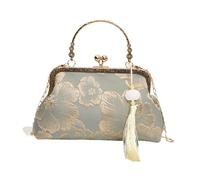 FytStycale Sac à Main Classique à Fermoir Baiser, Sac à Bandoulière Chaîne pour Mariage Ou Fête.