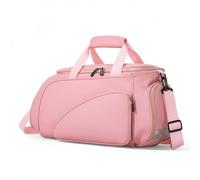FytStycale Sac de Sport Athlétique Sac Besace Bandoulière Fourre-Tout Compartiment Chaussures Latéral et Poche Humide Tissu Oxford Anti-Usure Transport, Pink