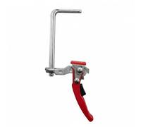 FytStycale Serre-Joint à Cliquet Compatible Rails Serre-Joint Rail Guidage Poignée Antidérapante pour Menuisiers, Menuiserie, Rouge, Pince À Cliquet 120x60