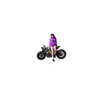 FytStycale Set Poupée Engin Motorisé Futuristique Style Graffiti Figurine Résine Engin Motorisé 1:64 Diorama Modèle Réduit pour Vitrine