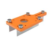 FytStycale Socle pour Défonceuse à Bois, Plaque D'insertion pour Table de Défonceuse, Pièce de Rechange Portable, Porte-rainure Réglable pour Chanfreiner Les, avec Limite
