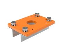 FytStycale Socle pour Défonceuse à Bois, Plaque D'insertion pour Table de Défonceuse, Pièce de Rechange Portable, Porte-rainure Réglable pour Chanfreiner Les, Sans Limite