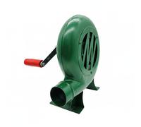 FytStycale Souffleur d'Air Manuel Soufflerie à Main Ventilateur à Manivelle Soufflet de Feu Contrôle Du Flux d'Air sans Électricité en Fonte et Plastique pour, Souffleur Manuel 250W Modèle Courant