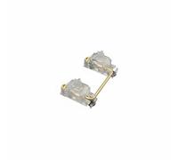 FytStycale Stabilisateur de Clavier Mécanique Montage sur PCB Stabilisateur de Clé Longue Fil en Acier Plaqué Or pour Bricoleurs, White