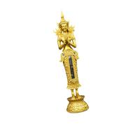 FytStycale Statue de Bouddha Compacte En Résine, Ornement Artisanal pour Bureau et Espace de Vie, Bouddha Debout