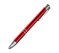 FytStycale Stylo à Bille Rétractable, Pointe de 1 Mm, pour écrire, Cadeau, avec Lampe LED Intégrée, Idéal pour Prendre des Notes en Réunion, Rouge