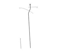 FytStycale Support de Lampe de Camping avec Crochet et Perche en Aluminium Réglable pour Jardin, Randonnée et