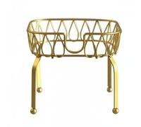 FytStycale Support Métallique pour Fontaine à Boisson Robuste et Support pour Fontaine à Boisson Design Rétro Service de Boissons pour Bar, Fête, Buffet, Or, Rack 8L