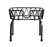 FytStycale Support Métallique pour Fontaine à Boisson Robuste et Support pour Fontaine à Boisson Design Rétro Service de Boissons pour Bar, Fête, Buffet, Noir, Rack 8L