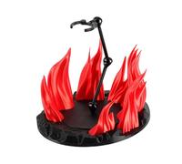 FytStycale Support pour Figurine Articulée avec Effet Flamme, à Monter Soi-même, pour Exposer des Figurines Robustes et Légères, Rouge