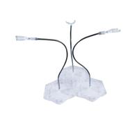 FytStycale Support pour Figurines, Présentoir pour Poupées, Centre de Table, Facile à Installer, Accessoires de Décoration Compacts pour Poupées, Clair