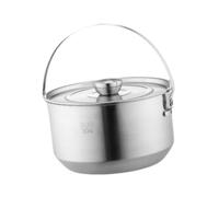 FytStycale Suspendue de 4,5 L pour, et Autres Activités de Plein Air. avec Couvercle, Elle Est Idéale pour Mijoter, Pêc
