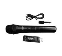 FytStycale Système VHF, Portatif avec Récepteur pour Karaoké/Chant/église/Discours (Noir)