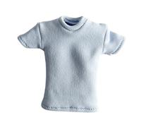 FytStycale T-Shirt à Manches Courtes à L'échelle 1/12 pour Figurines Articulées de 15 Cm (6 Pouces), Accessoires pour Habiller et Représenter des Figurines D, Bleu