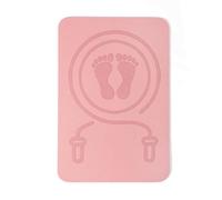 FytStycale Tapis de Saut à la Corde Tapis d'Entraînement Tapis de Sol Tapis de Fitness Antidérapant en TPE Densifié Amorti des Impacts Surface Douce Silence, Rose, 2.0 40 60cm