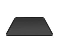 FytStycale Tapis Silicone Mini Réfrigérateur Tapis Protecteur Sol Antidérapant Plateau Égouttoir Résistant à l'Eau Anti-rayures Facile à Entretenir Convient à, Noir 68.5 X 68.5 X 2 Cm